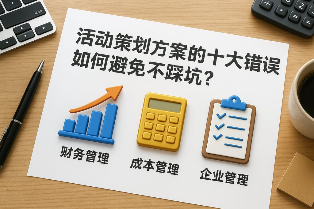 活动策划方案的十大错误，如何避免不踩坑？