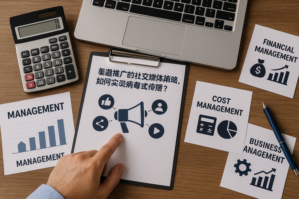 渠道推广的社交媒体策略，如何实现病毒式传播？