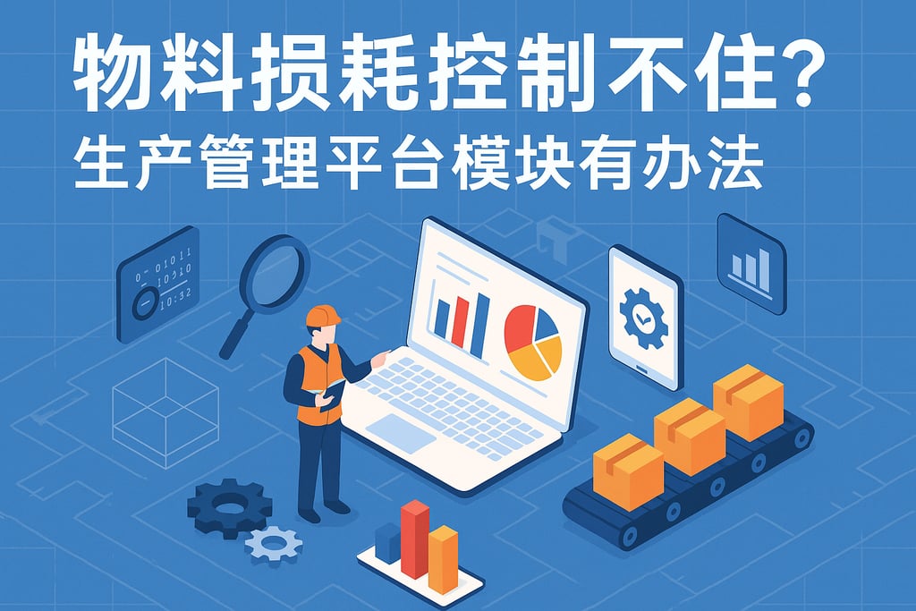 物料损耗控制不住？生产管理平台模块有办法