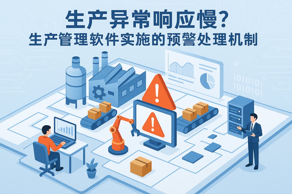 生产异常响应慢？生产管理软件实施的预警处理机制