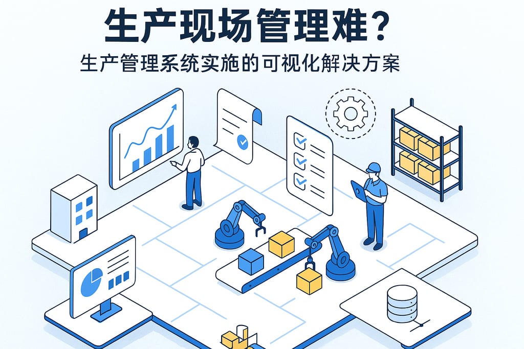 生产现场管理难？生产管理系统实施的可视化解决方案