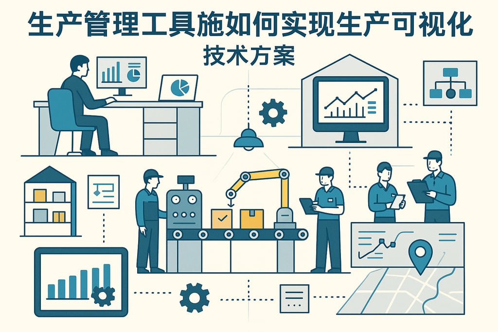 生产管理工具实施如何实现生产过程可视化？技术方案