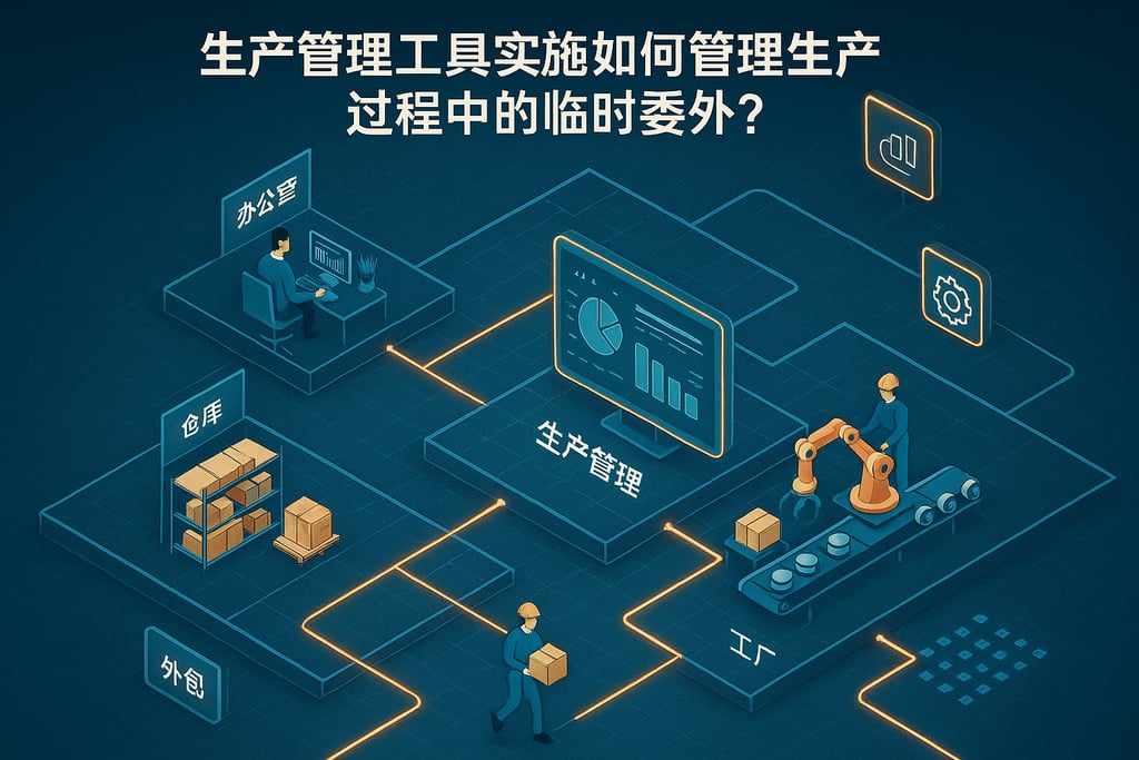 生产管理工具实施如何管理生产过程中的临时委外？