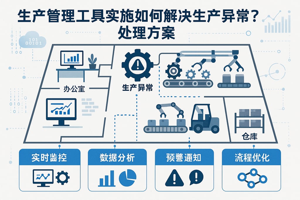 生产管理工具实施如何解决生产异常？处理方案