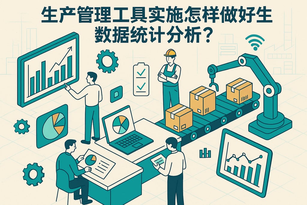 生产管理工具实施怎样做好生产数据统计分析？