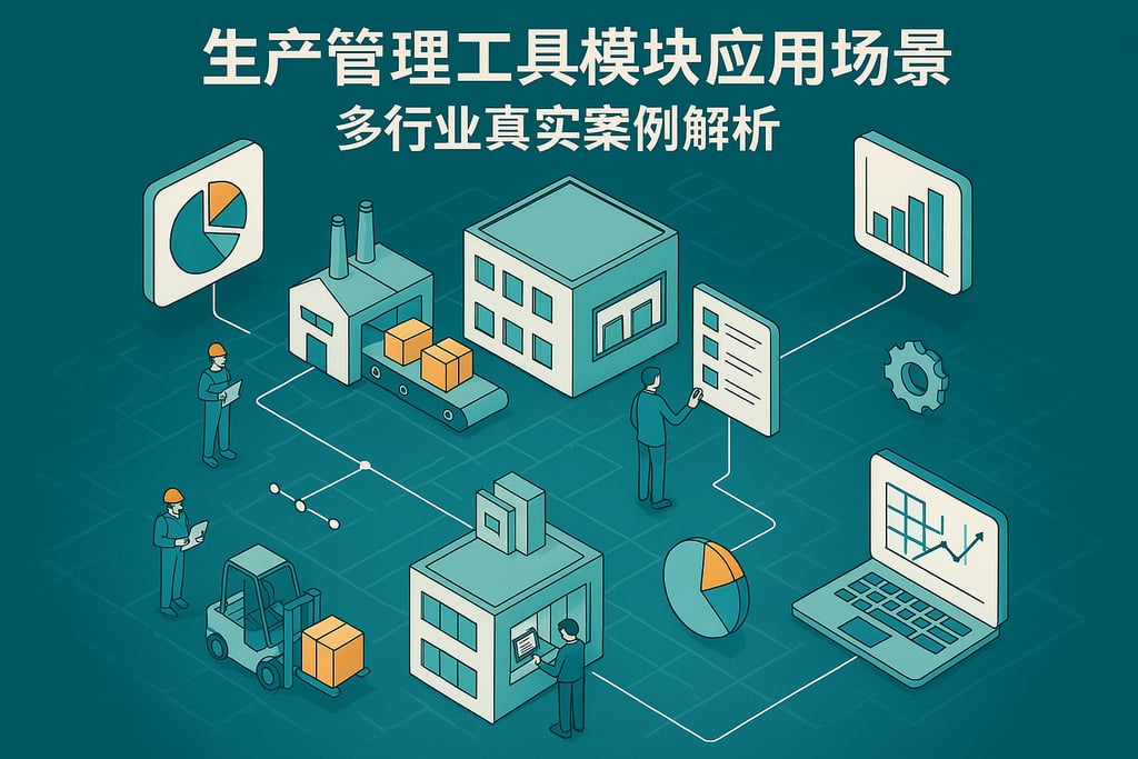 生产管理工具模块应用场景：多行业真实案例解析