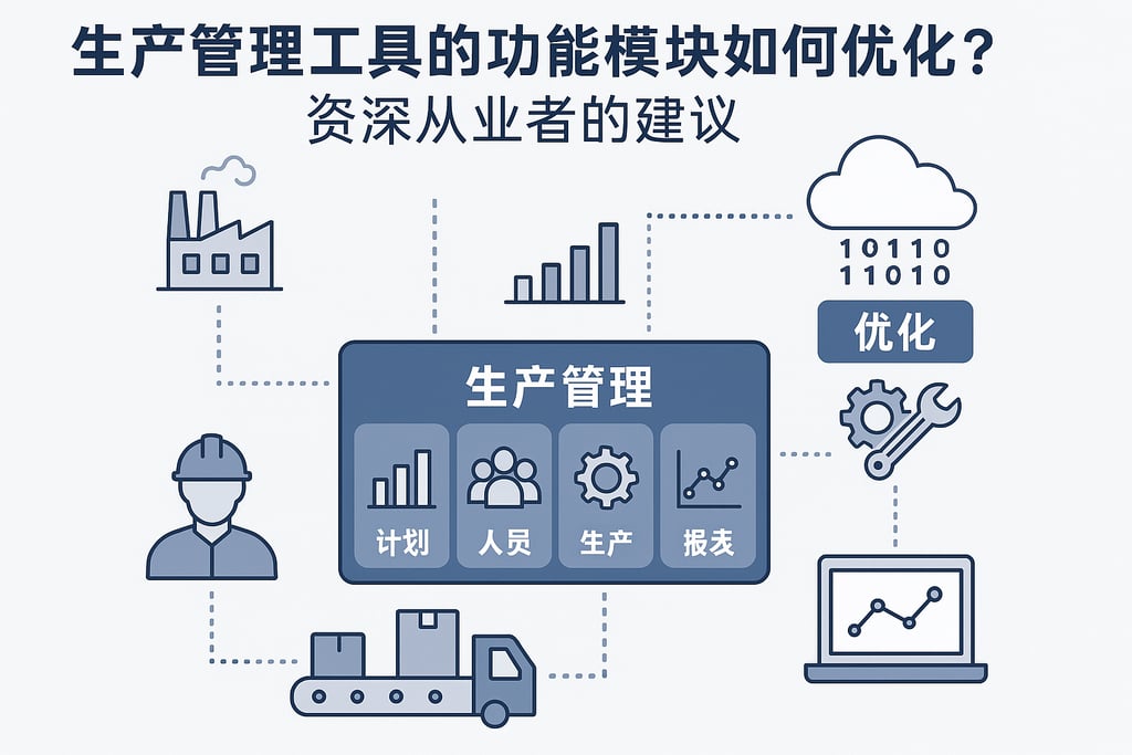 生产管理工具的功能模块如何优化？资深从业者的建议