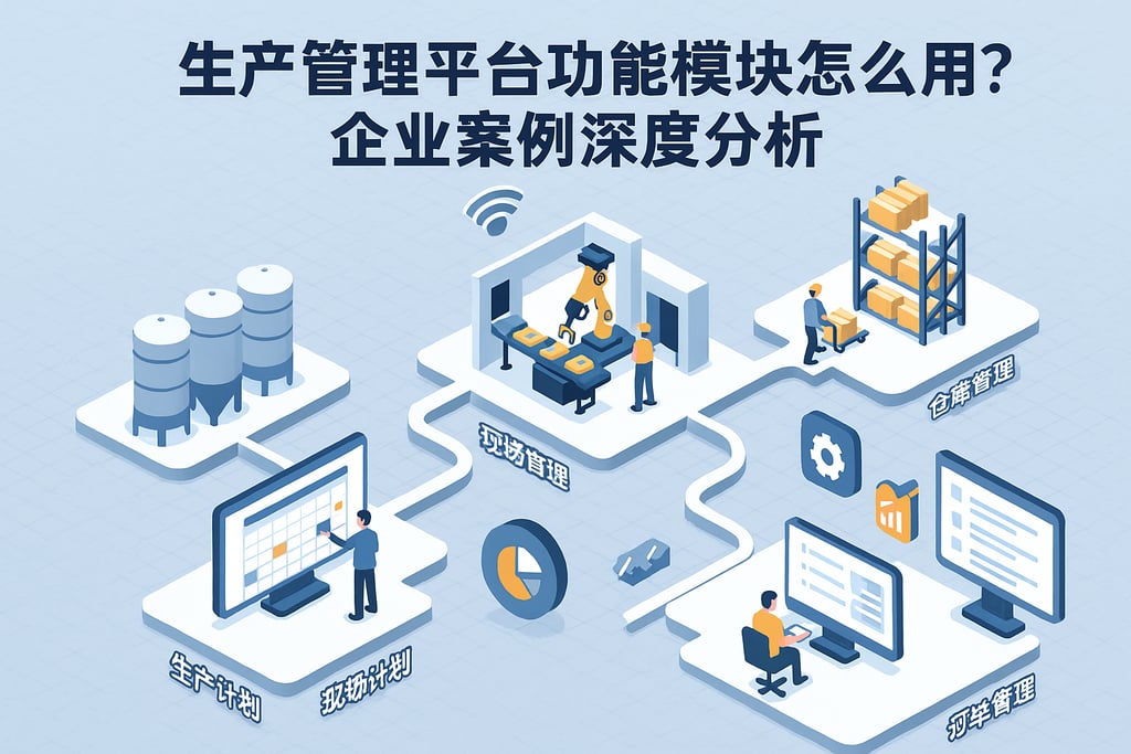 生产管理平台功能模块怎么用？企业案例深度分析