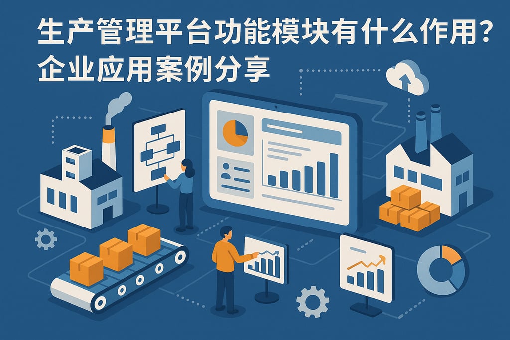 生产管理平台功能模块有什么作用？企业应用案例分享