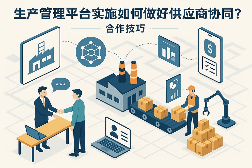 生产管理平台实施如何做好供应商协同？合作技巧