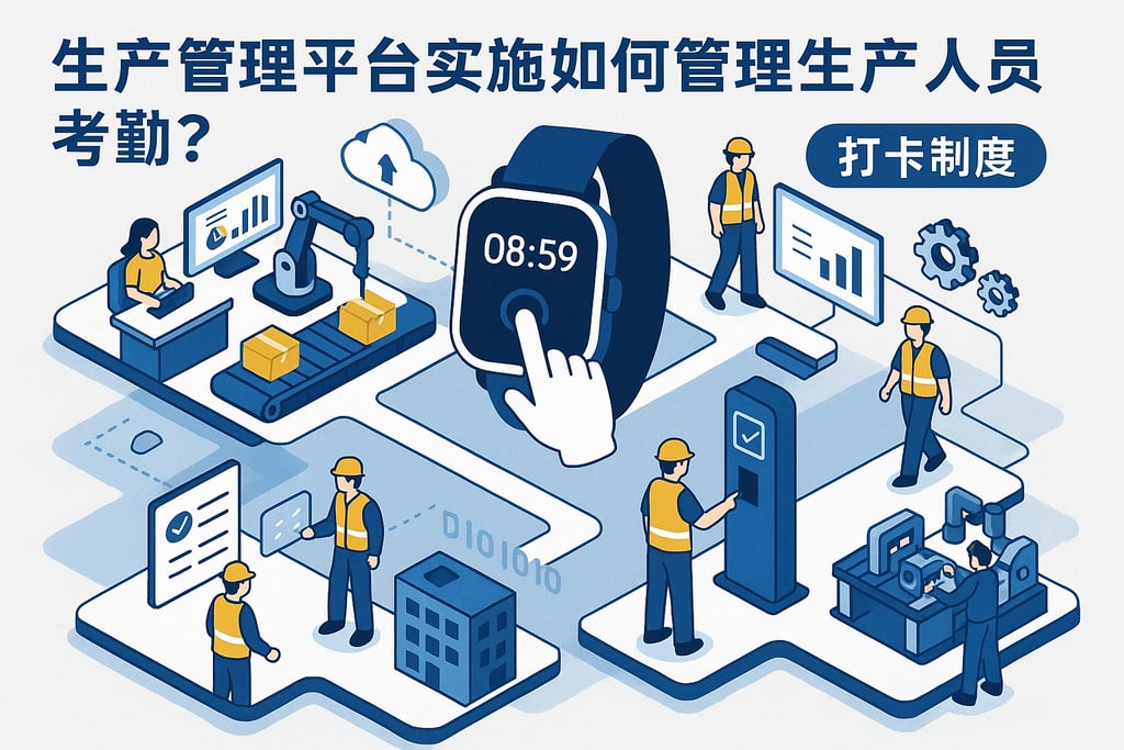 生产管理平台实施如何管理生产人员考勤？打卡制度