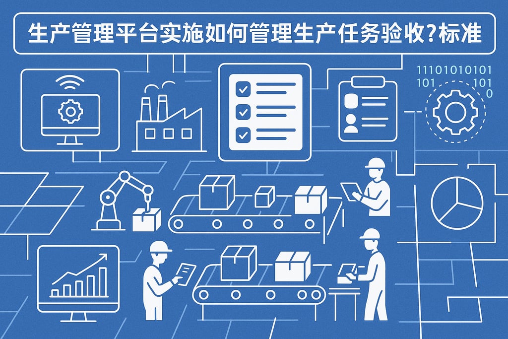 生产管理平台实施如何管理生产任务验收？标准设定