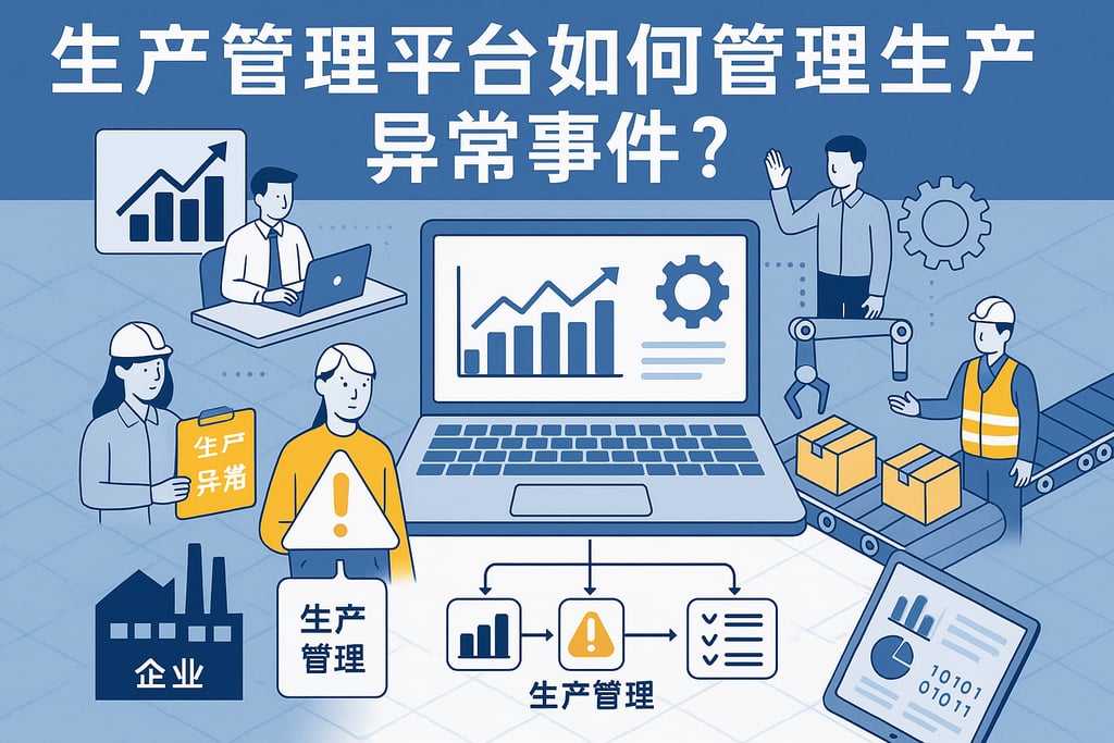 生产管理平台实施如何管理生产异常事件？