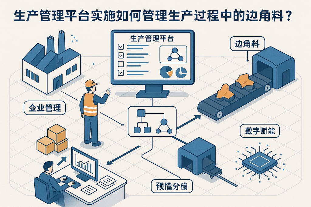 生产管理平台实施如何管理生产过程中的边角料？