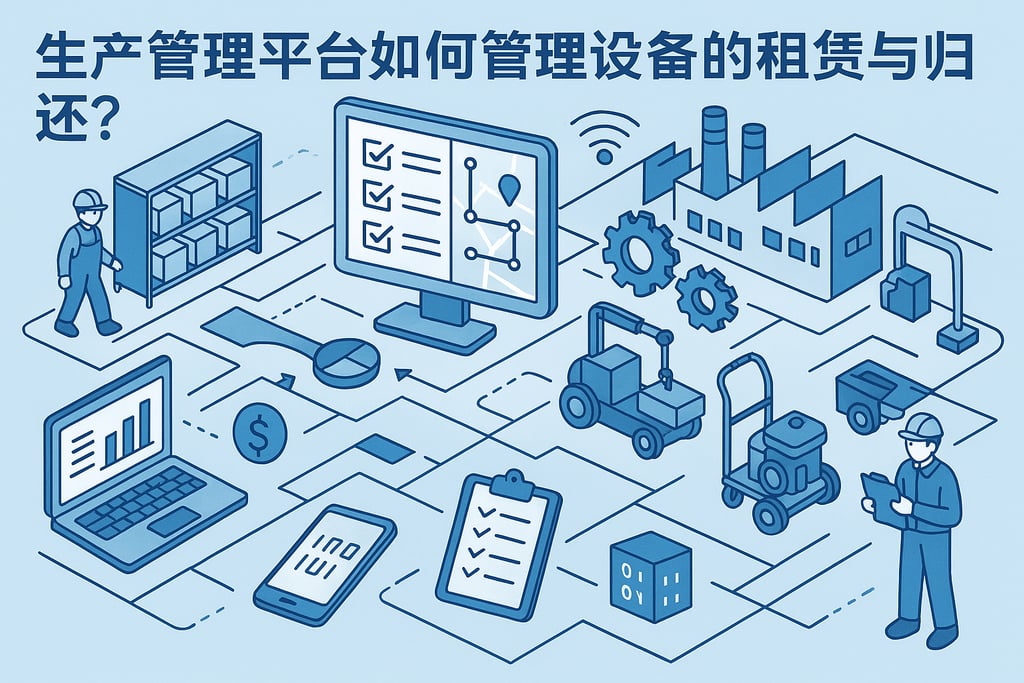 生产管理平台实施如何管理设备的租赁与归还？