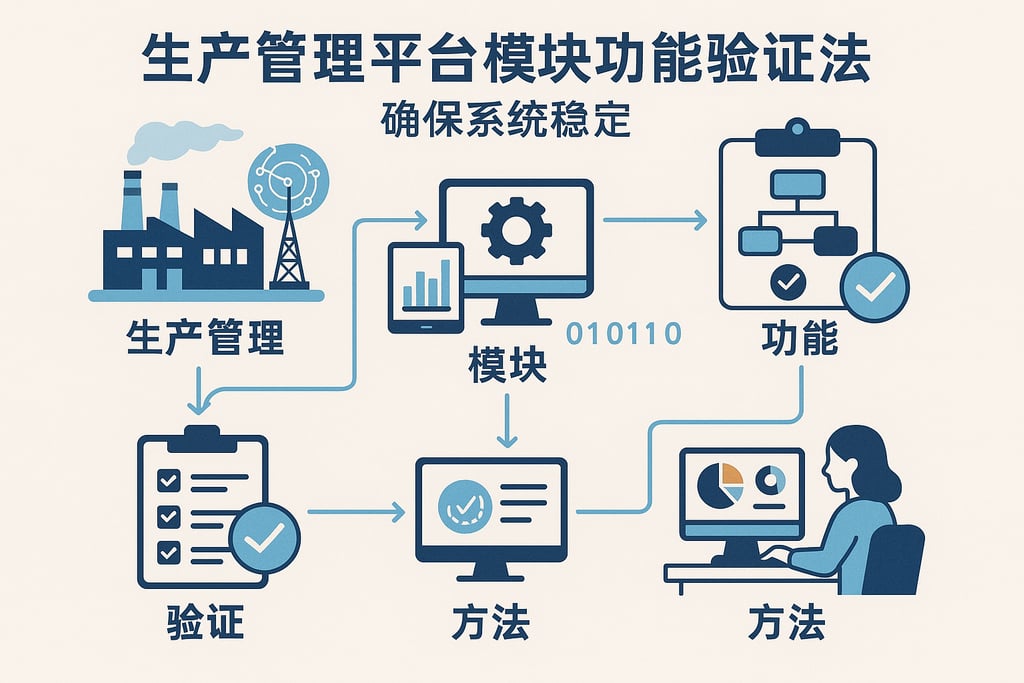 生产管理平台模块功能验证方法，确保系统稳定