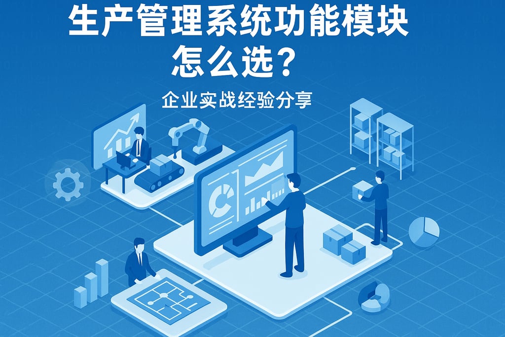 生产管理系统功能模块怎么选？企业实战经验分享