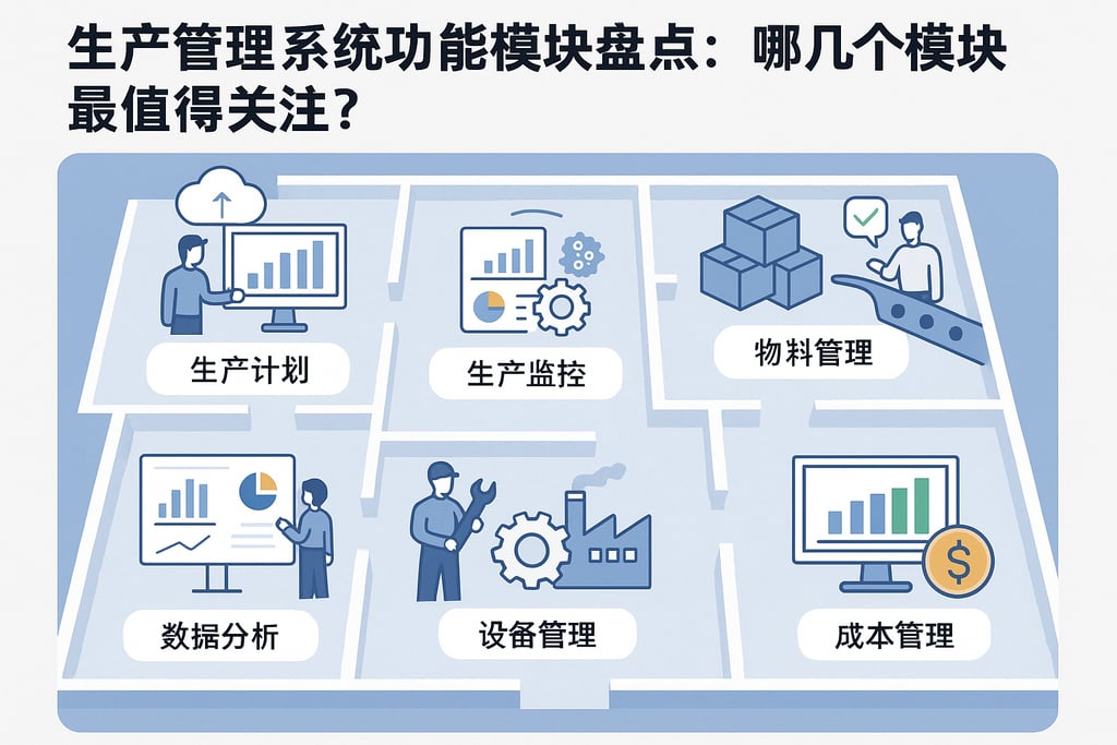生产管理系统功能模块盘点：哪几个模块最值得关注？