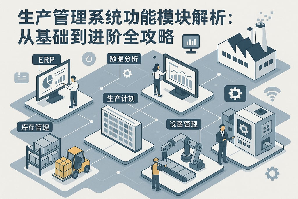 生产管理系统功能模块解析：从基础到进阶全攻略