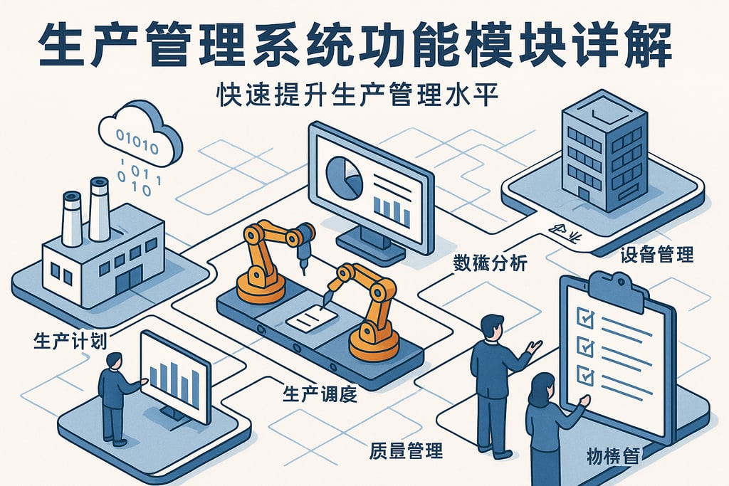 生产管理系统功能模块详解：快速提升生产管理水平