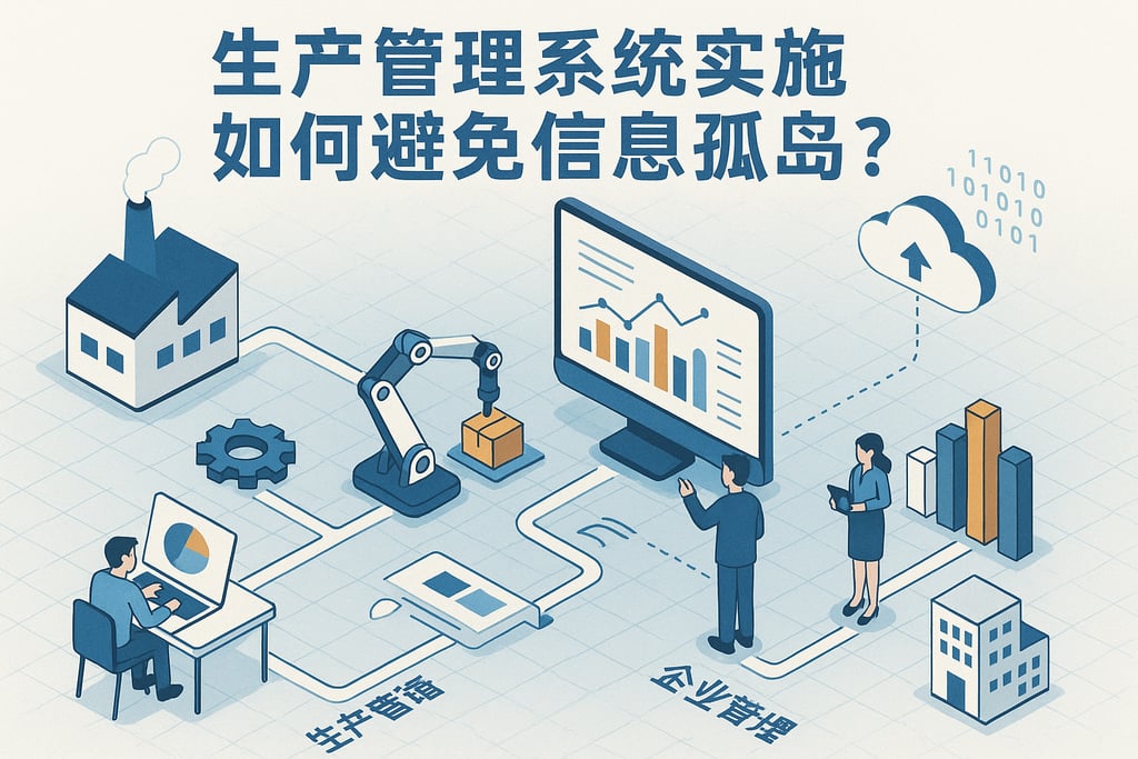生产管理系统实施如何避免信息孤岛？