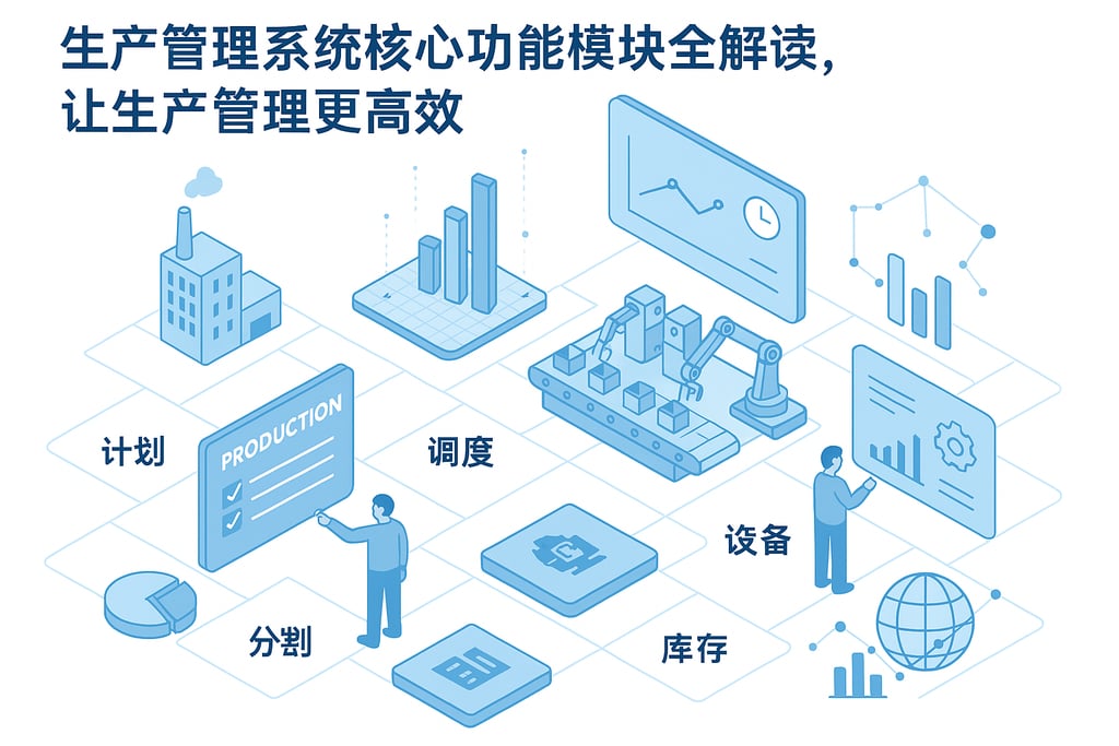 生产管理系统核心功能模块全解读，让生产管理更高效