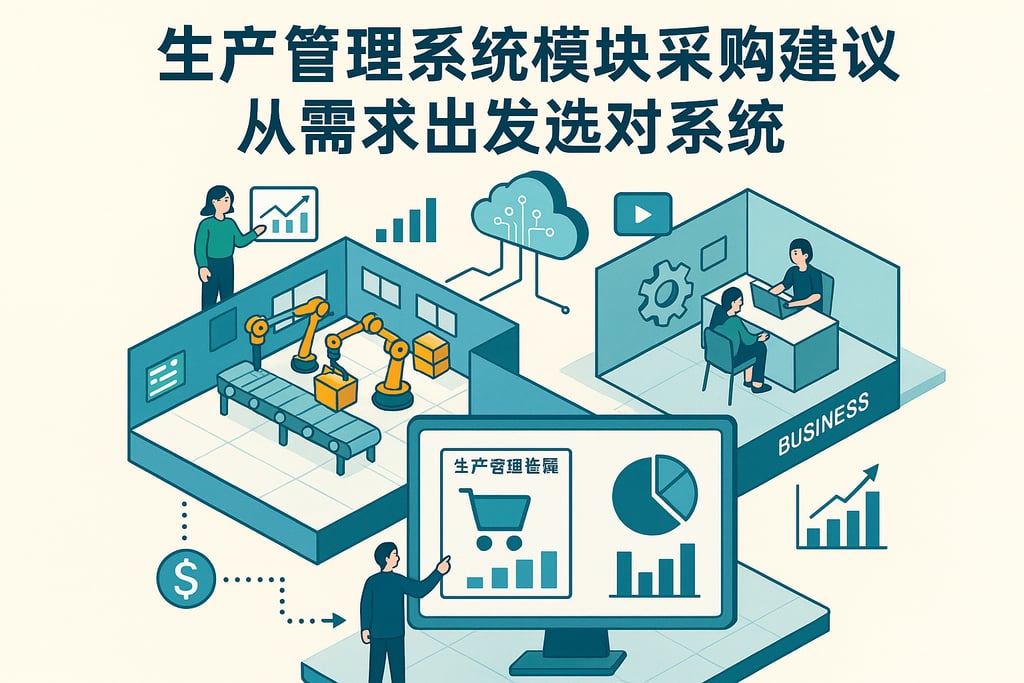 生产管理系统模块采购建议，从需求出发选对系统