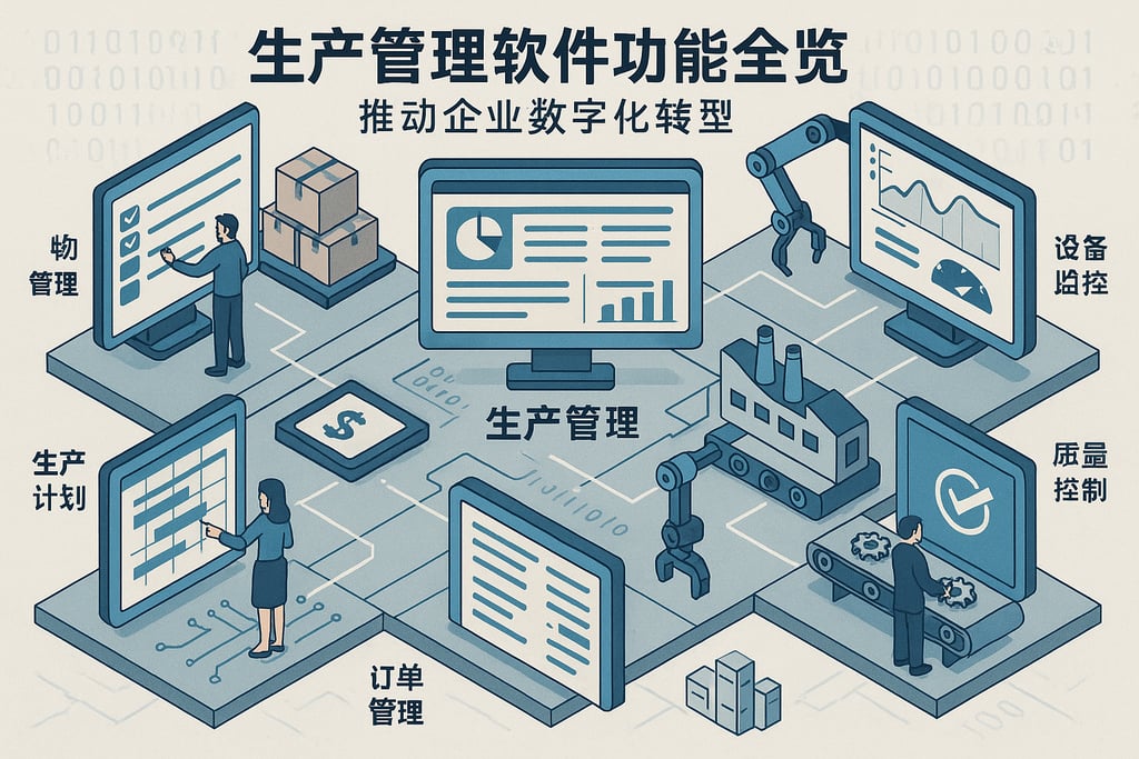 生产管理软件功能全览：推动企业数字化转型