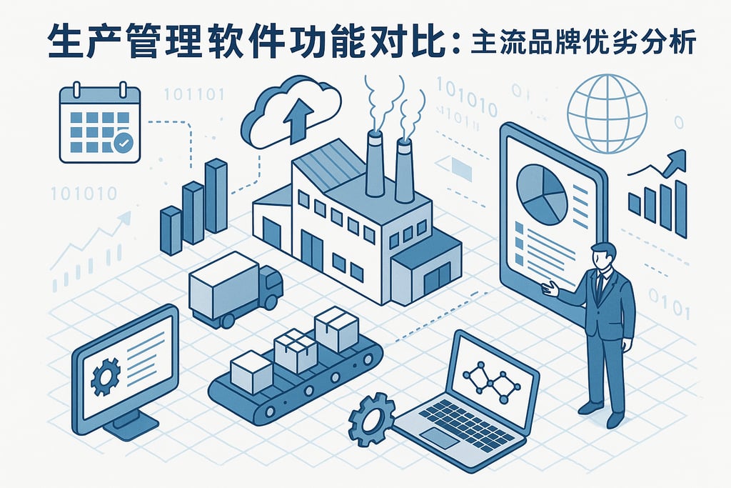 生产管理软件功能对比：主流品牌优劣分析