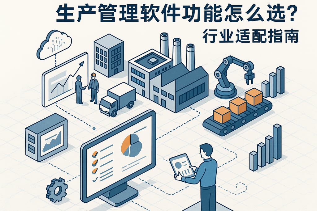 生产管理软件功能怎么选？行业适配指南