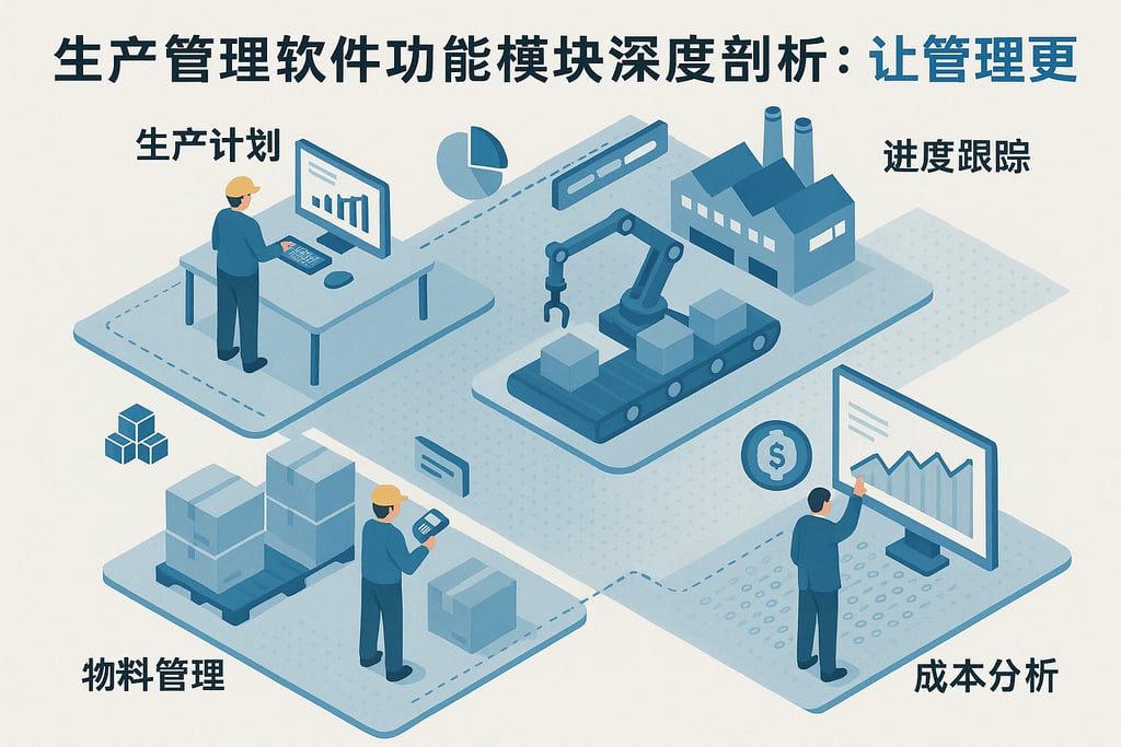 生产管理软件功能模块深度剖析：让管理更智能