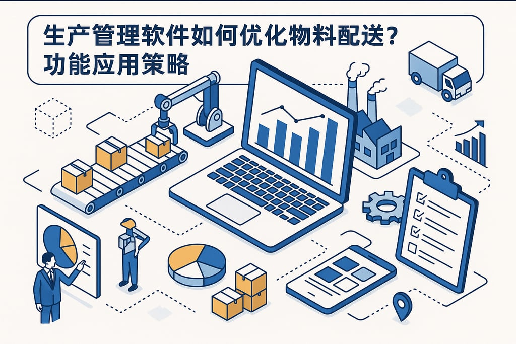 生产管理软件如何优化物料配送？功能应用策略