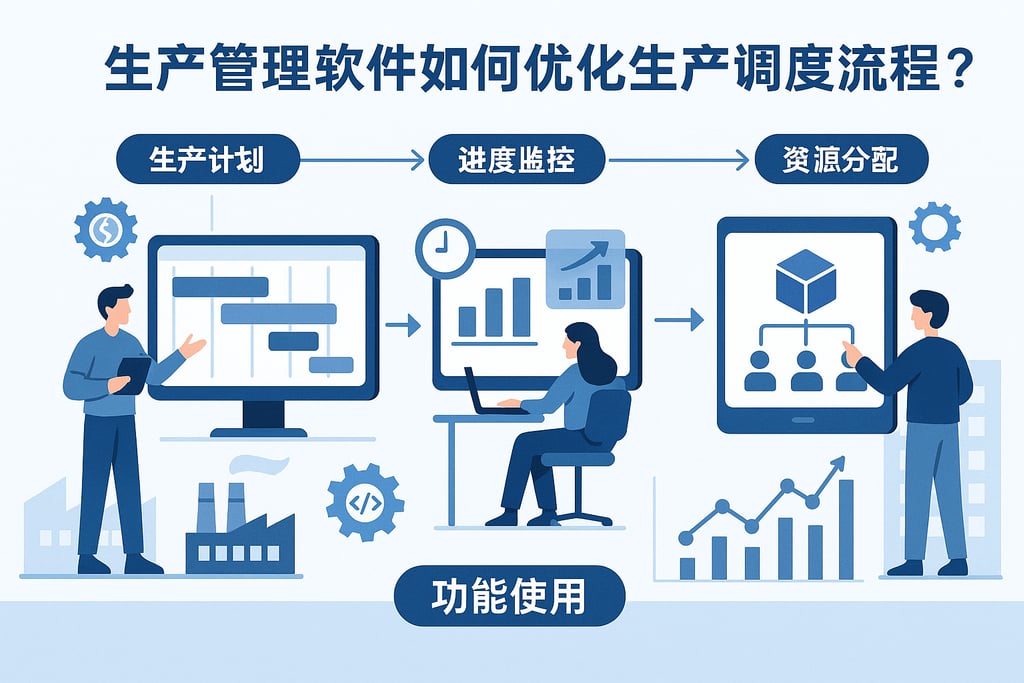 生产管理软件如何优化生产调度流程？功能使用