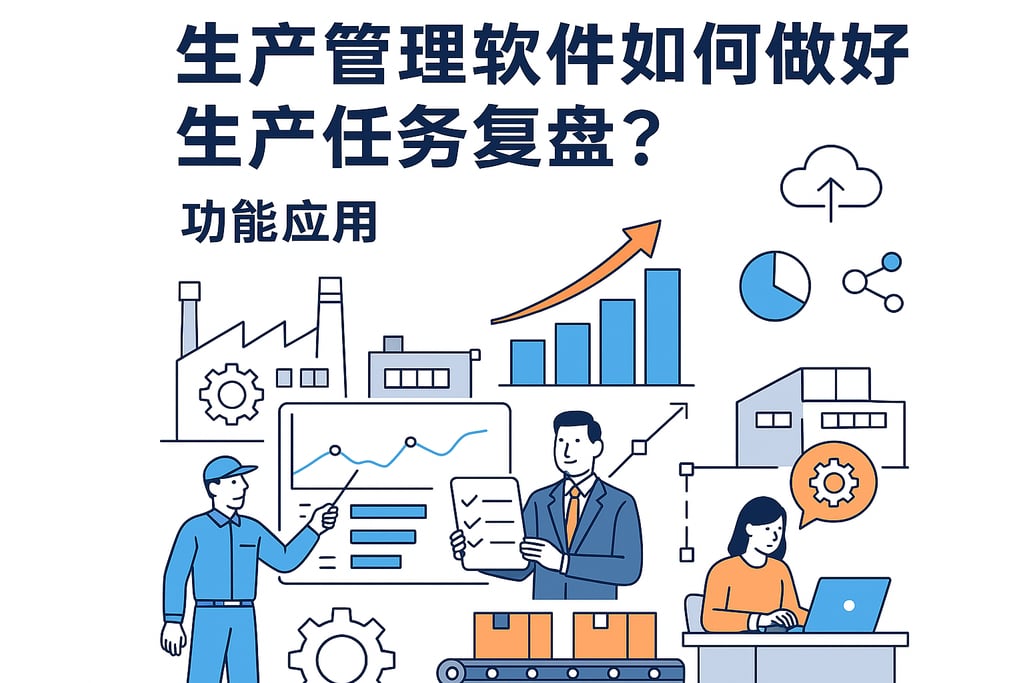 生产管理软件如何做好生产任务复盘？功能应用
