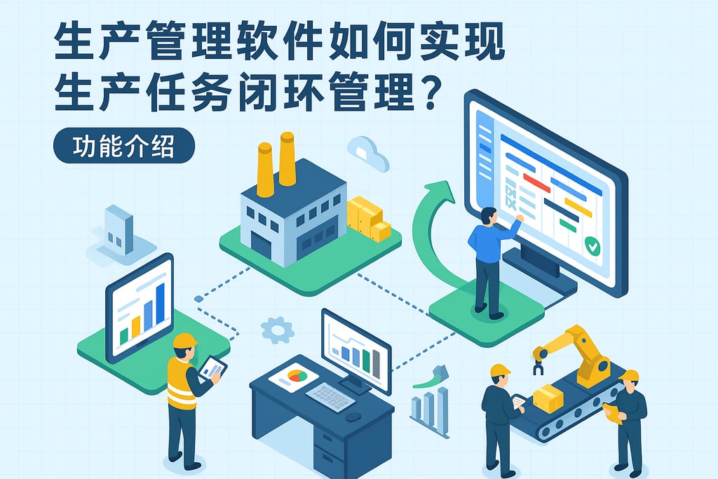生产管理软件如何实现生产任务闭环管理？功能介绍