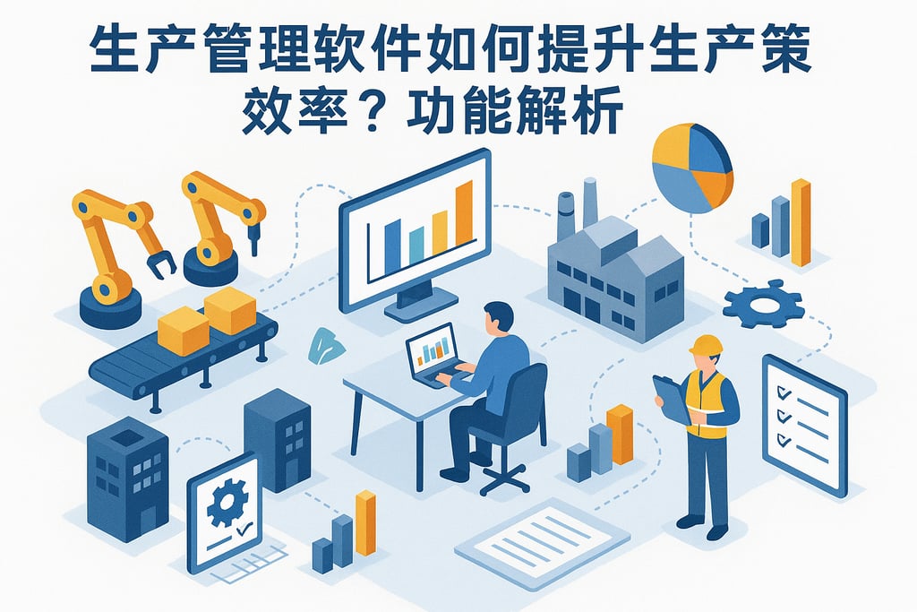 生产管理软件如何提升生产决策效率？功能解析