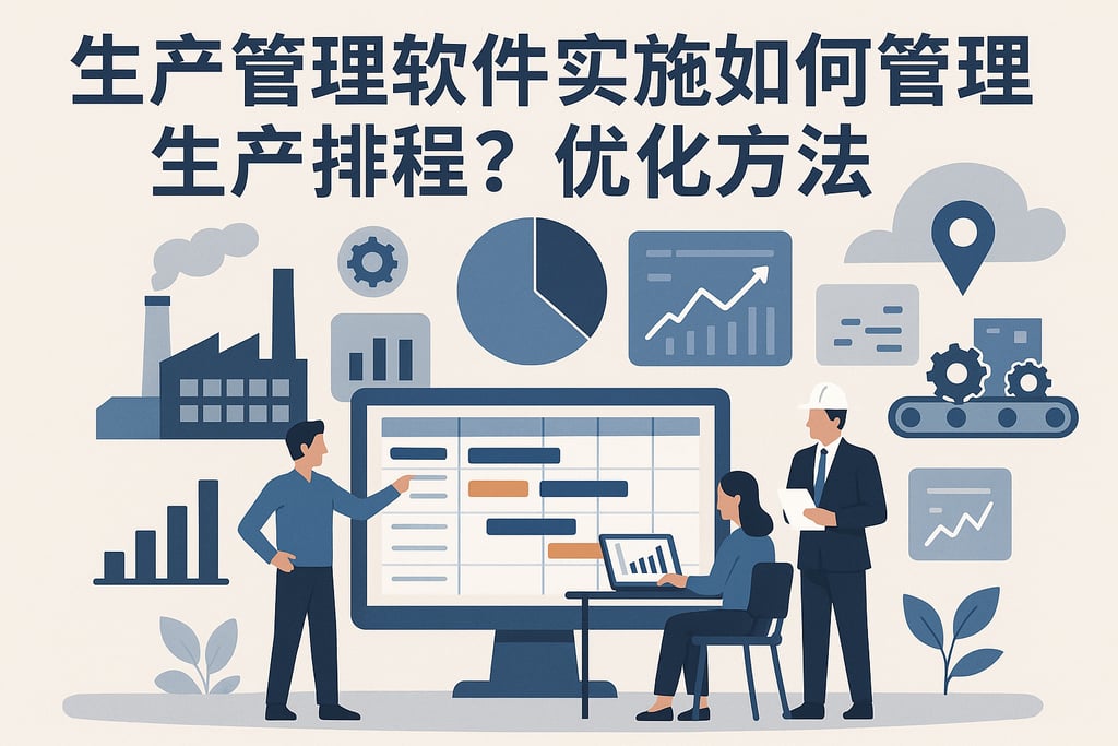 生产管理软件实施如何管理生产排程？优化方法