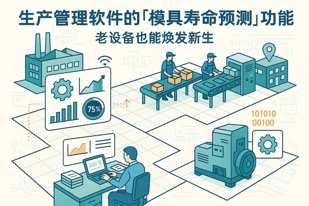 生产管理软件的「模具寿命预测」功能，老设备也能焕发新生
