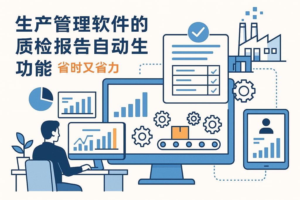 生产管理软件的「质检报告自动生成」功能，省时又省力