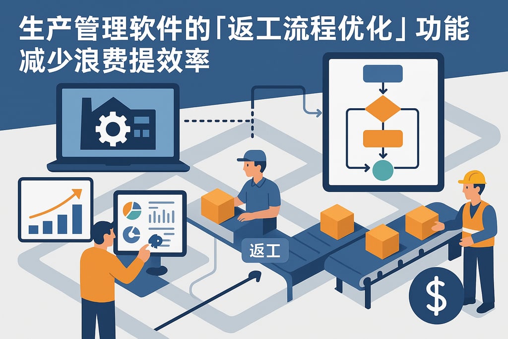 生产管理软件的「返工流程优化」功能，减少浪费提效率