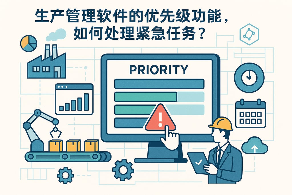 生产管理软件的优先级功能，如何处理紧急任务？
