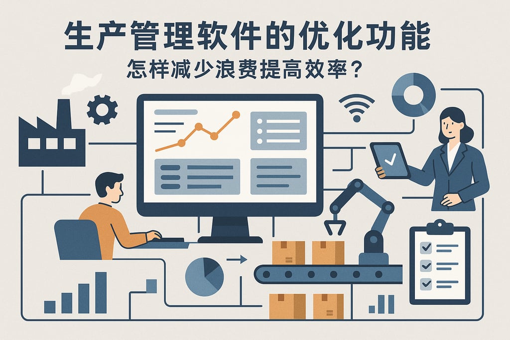 生产管理软件的优化功能，怎样减少浪费提高效率？