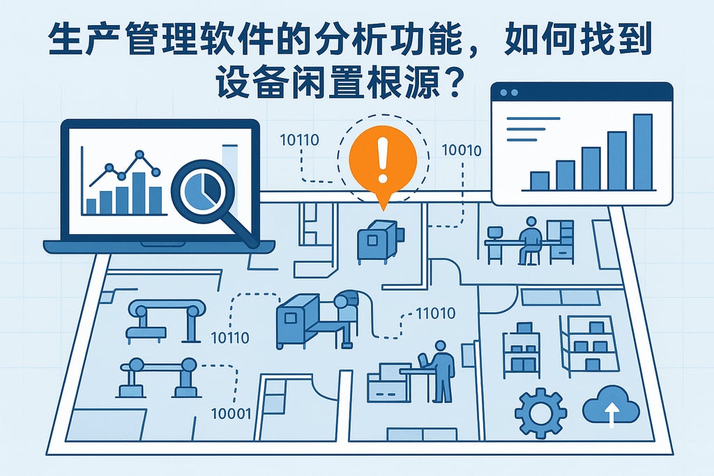 生产管理软件的分析功能，如何找到设备闲置根源？