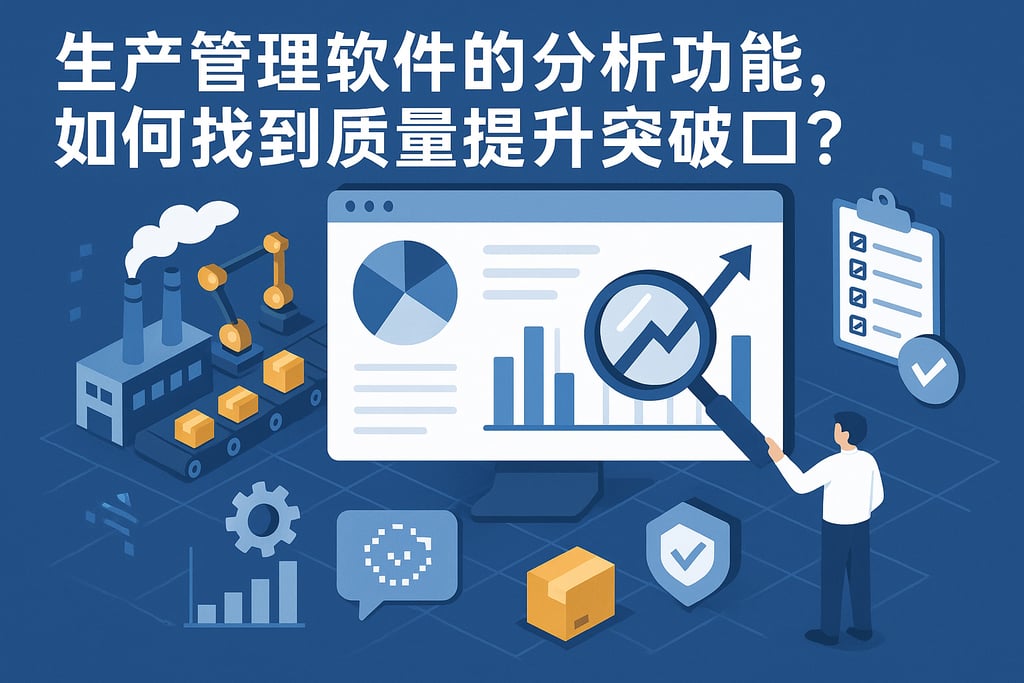 生产管理软件的分析功能，如何找到质量提升突破口？