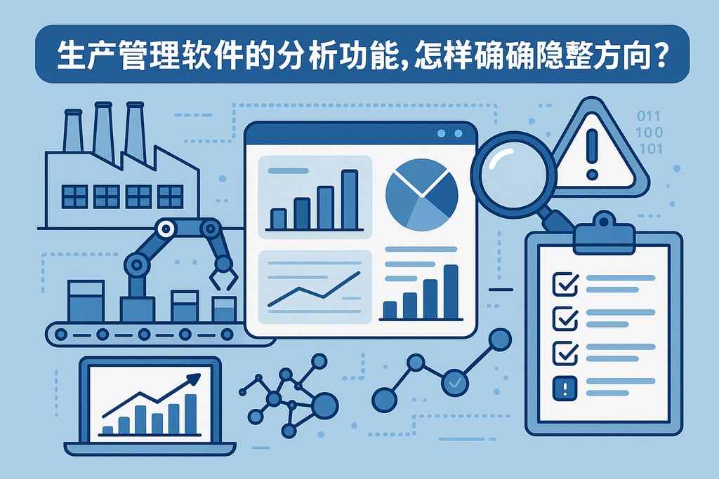 生产管理软件的分析功能，怎样明确隐患整改方向？