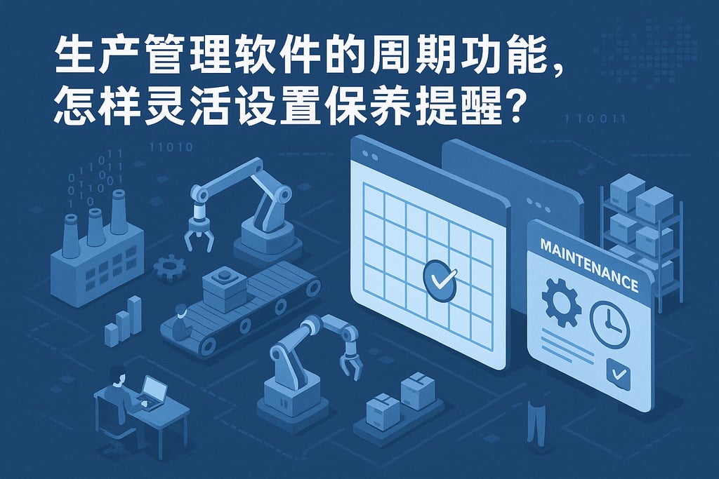 生产管理软件的周期功能，怎样灵活设置保养提醒？