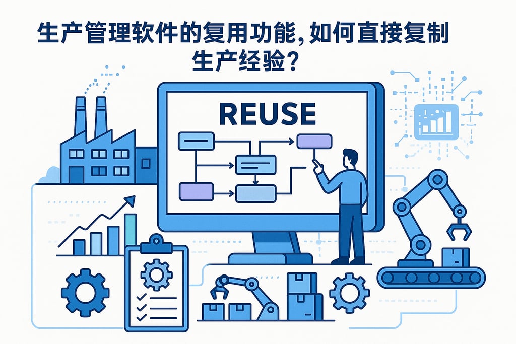 生产管理软件的复用功能，如何直接复制生产经验？