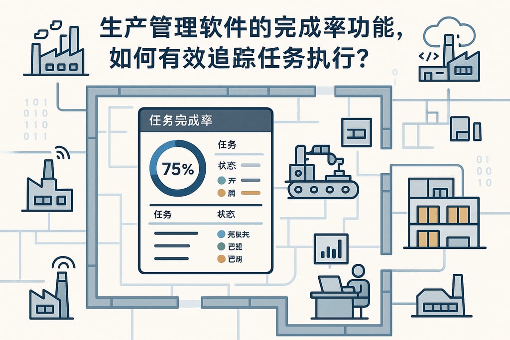 生产管理软件的完成率功能，如何有效追踪任务执行？