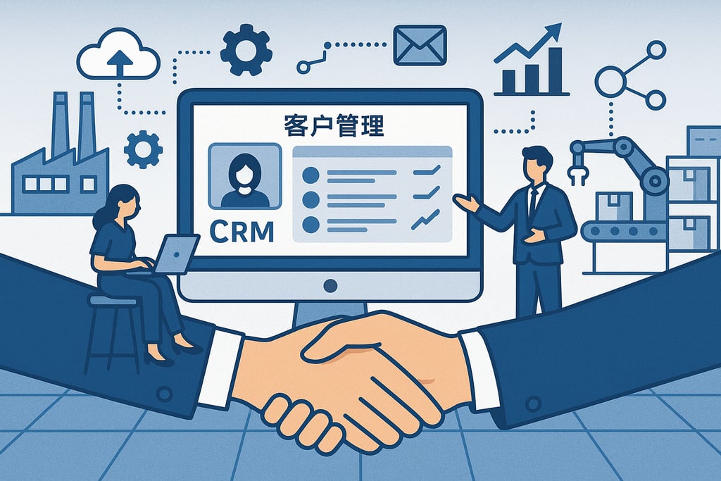 生产管理软件的客户管理功能，维护客户关系