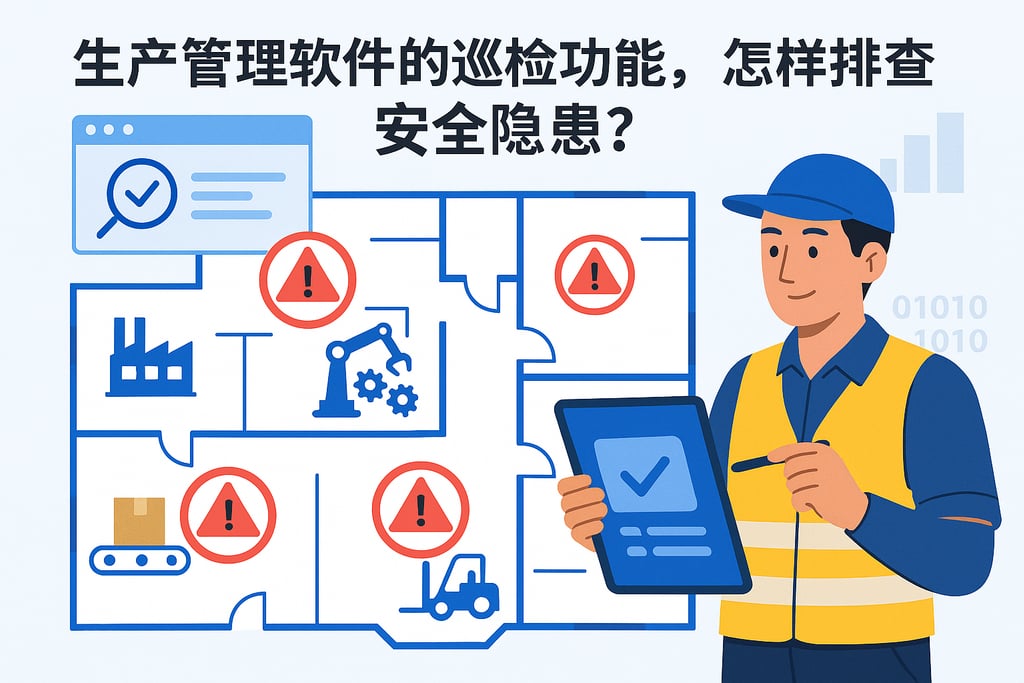 生产管理软件的巡检功能，怎样排查安全隐患？